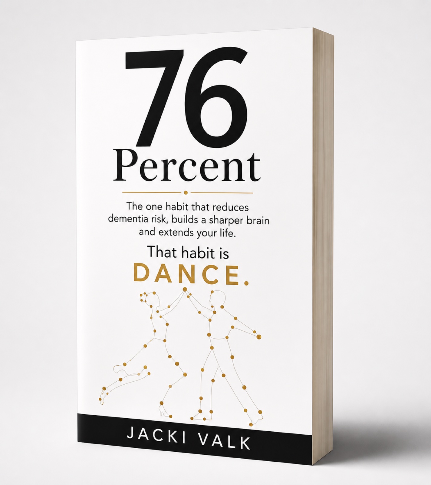 76 Percent book cover by Jacqueline Valk