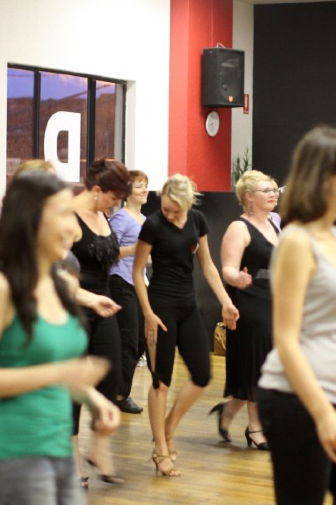 Jacki showing ladies steps